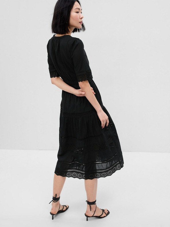 GAP Midi haljina s madeirom GAP