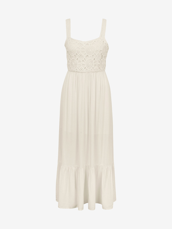 Orsay Krem ženska duga haljina ORSAY