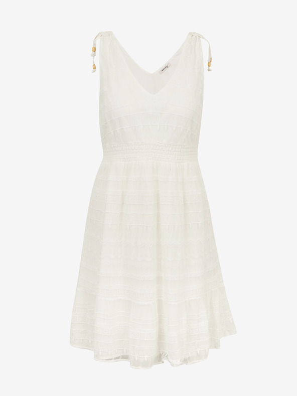 Orsay Bijela ženska čipkasta haljina ORSAY