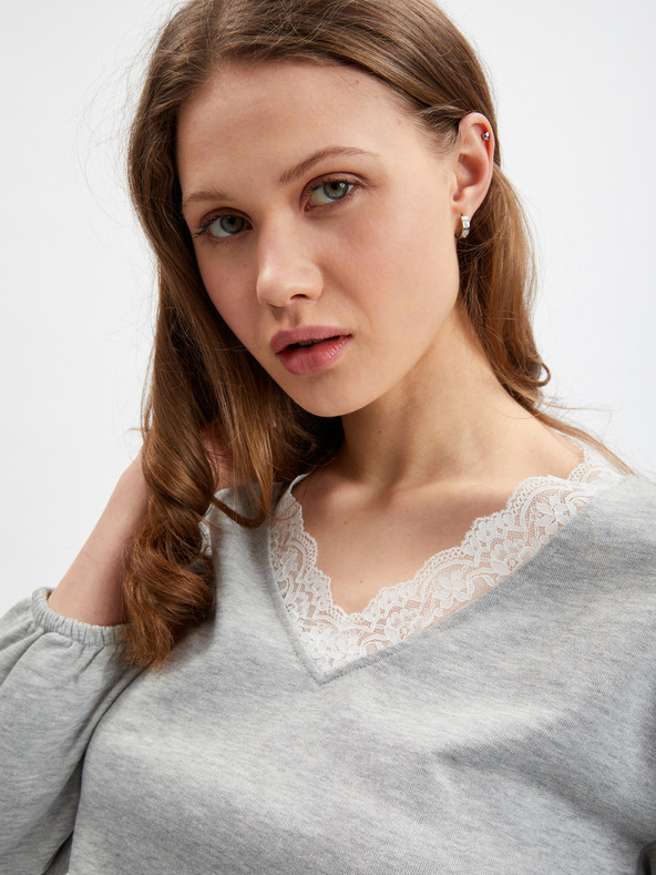 Orsay Svijetlo siva ženska pletena majica ORSAY