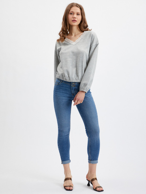 Orsay Svijetlo siva ženska pletena majica ORSAY