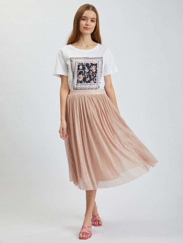 Orsay Svjetloružičasta ženska plisirana suknja ORSAY