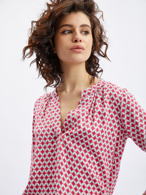 Orsay Bijelo-ružičasta ženska bluza s uzorkom ORSAY