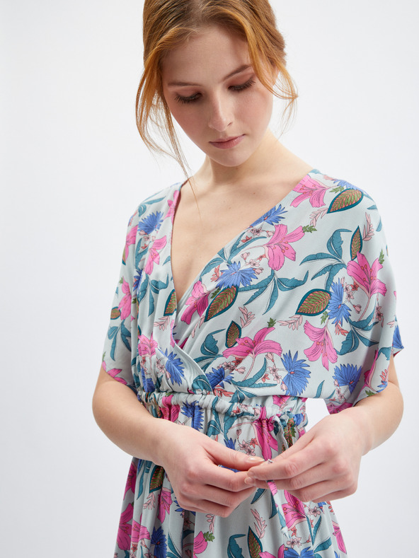 Orsay Svjetloplava haljina cvjetnog uzorka ORSAY