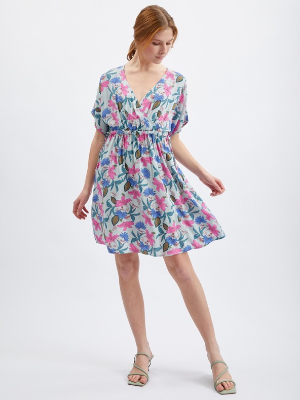 Orsay Svjetloplava haljina cvjetnog uzorka ORSAY