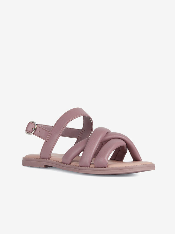 Geox Geox roze ženske kožne sandale