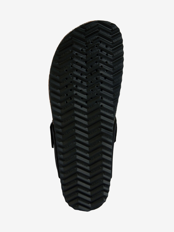 Geox Crne ženske kožne japanke Geox