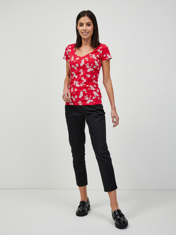 Orsay Crvena majica cvjetnog uzorka ORSAY