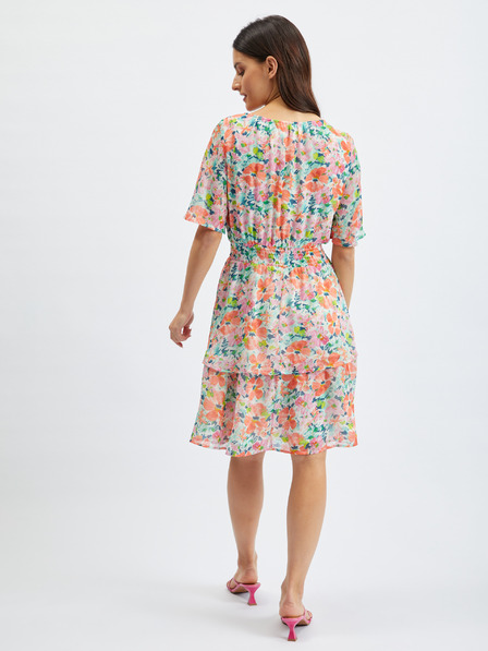 Orsay Crveno-krem ženska haljina cvjetnog uzorka ORSAY