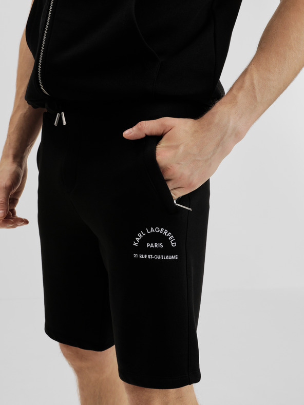 Karl Lagerfeld Crne muške trenirke KARL LAGERFELD