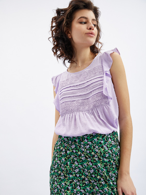 Orsay Crno-zelene ženske skraćene hlače cvjetnog uzorka ORSAY