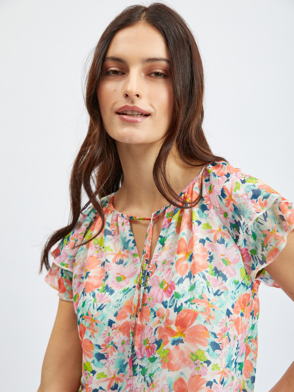 Orsay Ružičasto-krem ženska bluza cvjetnog uzorka ORSAY