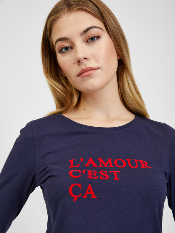 Orsay Tamnoplava ženska majica ORSAY