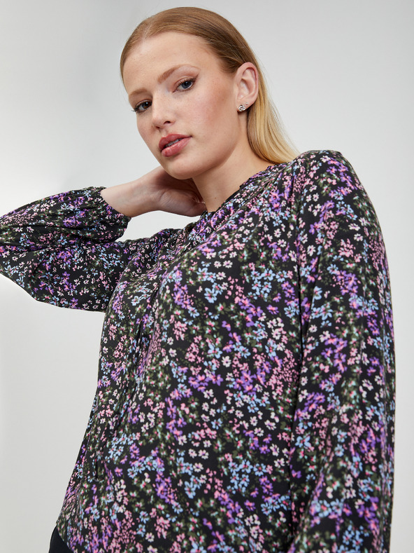 Orsay Crna ženska bluza cvjetnog uzorka ORSAY