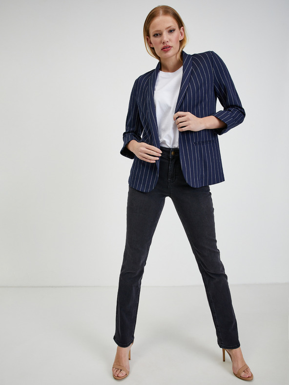 Orsay Tamnoplavi ženski prugasti sako ORSAY