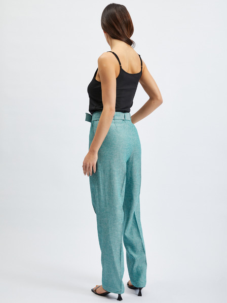 Orsay Tirkizne ženske hlače ORSAY