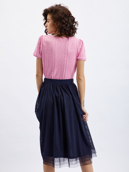 Orsay Ružičasta ženska majica s ukrasnim detaljima ORSAY