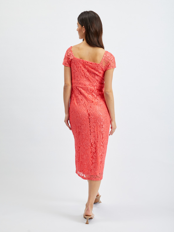 Orsay Ružičasta ženska čipkasta haljina ORSAY