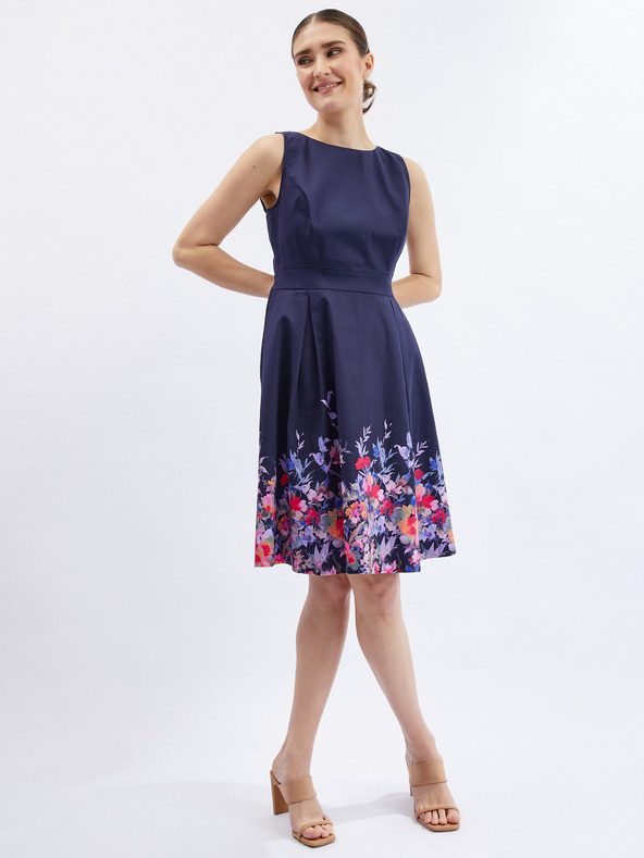 Orsay Tamnoplava ženska haljina cvjetnog uzorka ORSAY