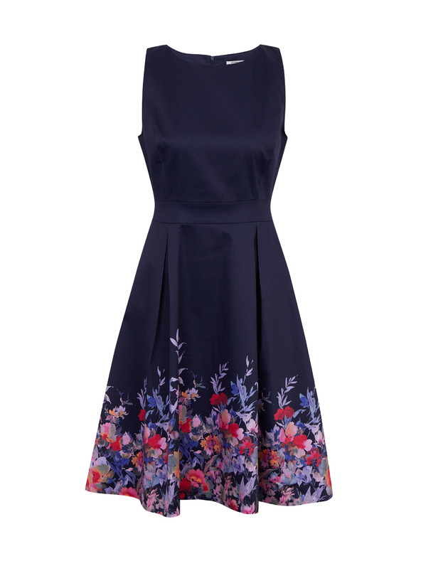 Orsay Tamnoplava ženska haljina cvjetnog uzorka ORSAY