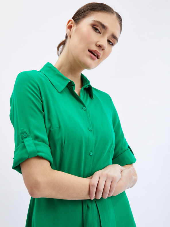 Orsay Zelena ženska košulja haljina ORSAY