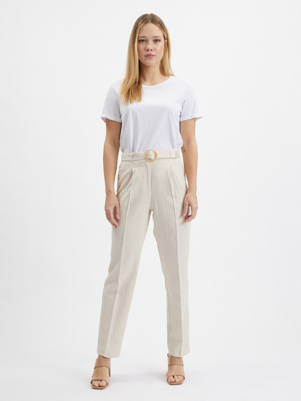 Orsay Bež ženske hlače ORSAY