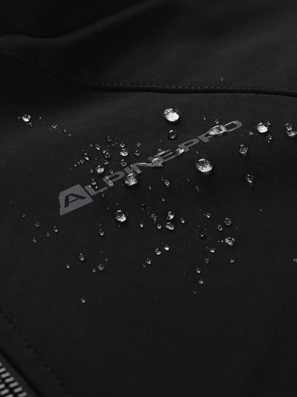ALPINE PRO Ženska softshell jakna s membranom ALPINE PRO LANCA crna