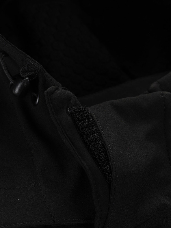 ALPINE PRO Ženska softshell jakna s membranom ALPINE PRO LANCA crna