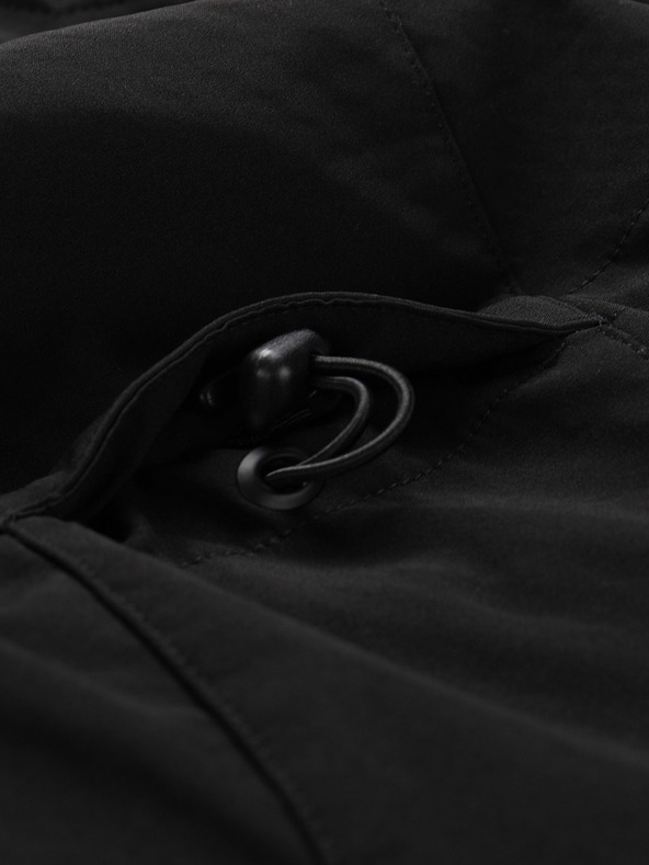 ALPINE PRO Muška softshell jakna s membranom ALPINE PRO LANC crna