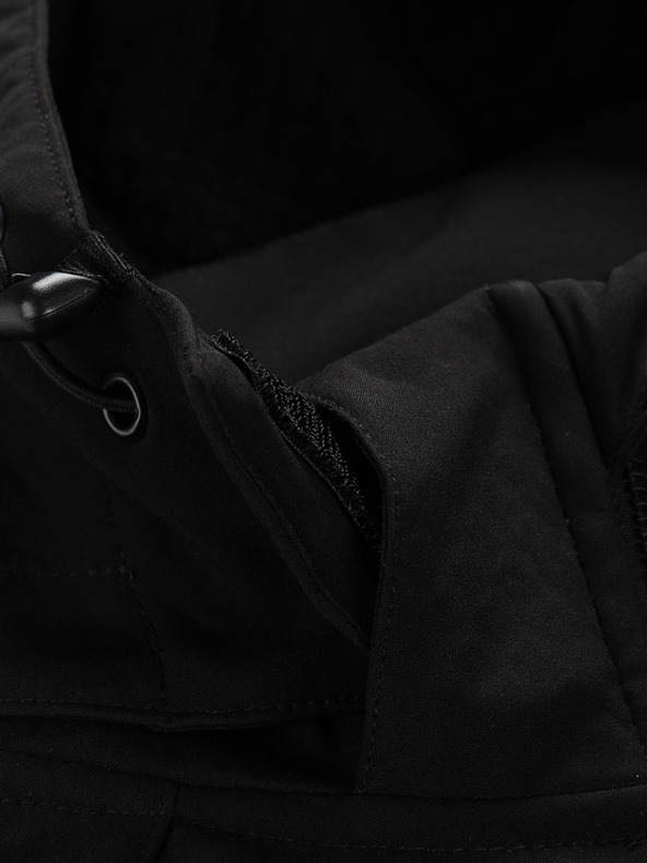 ALPINE PRO Muška softshell jakna s membranom ALPINE PRO LANC crna