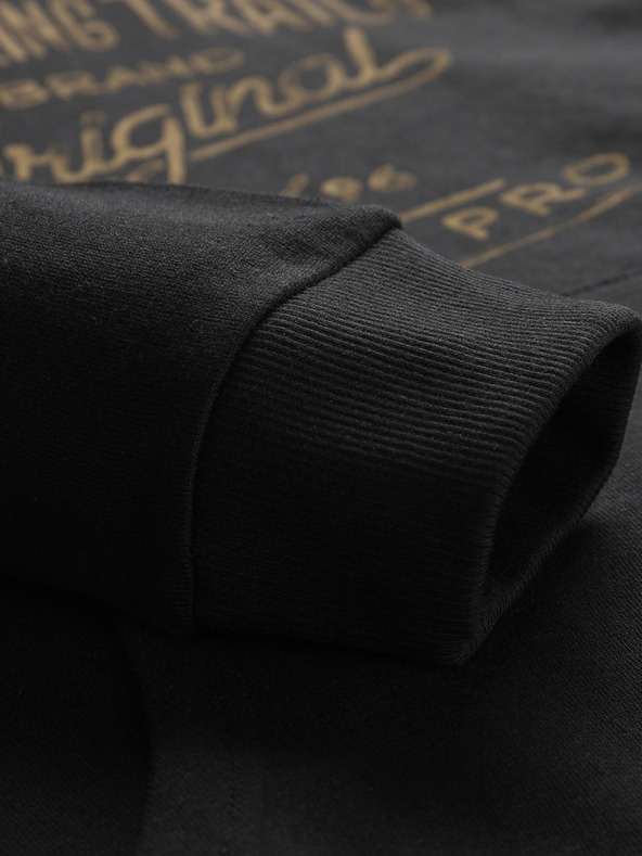 ALPINE PRO Muški pamučni sweatshirt ALPINE PRO KYTOR crni