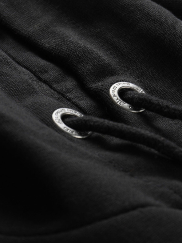 ALPINE PRO Muški pamučni sweatshirt ALPINE PRO KYTOR crni