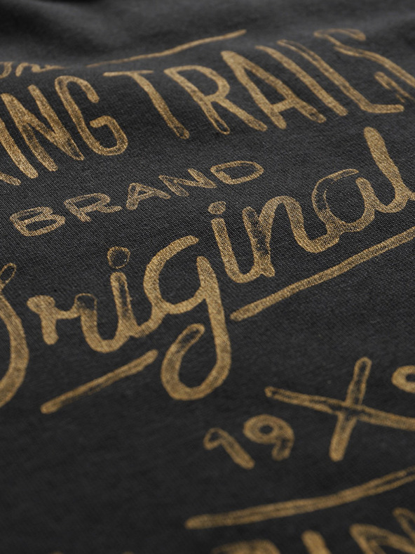 ALPINE PRO Muški pamučni sweatshirt ALPINE PRO KYTOR crni