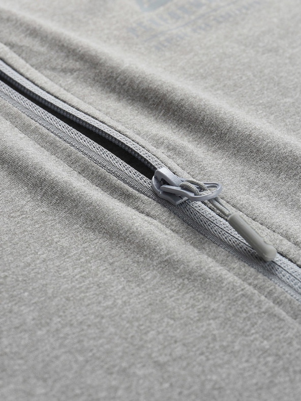 ALPINE PRO Muški brzosušeći sweatshirt ALPINE PRO FRASEB sivi