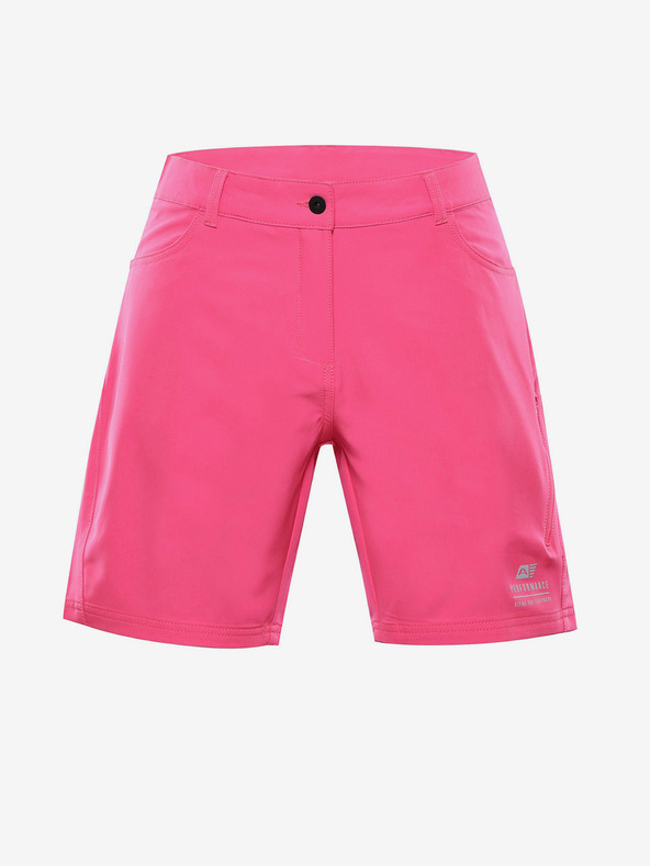ALPINE PRO Ženske softshell kratke hlače koje se brzo suše ALPINE PRO COLA pink