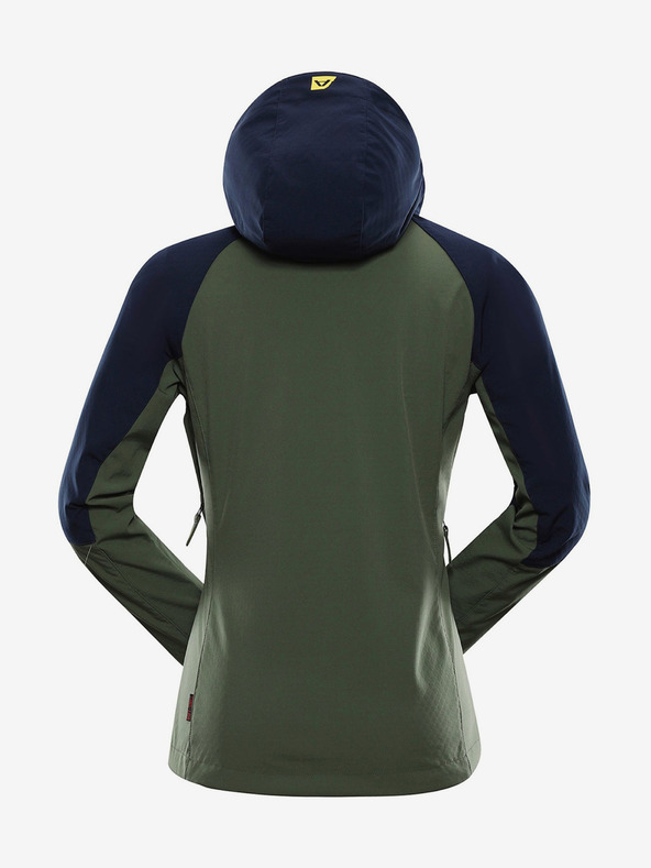 ALPINE PRO Ženska softshell jakna s membranom ALPINE PRO LANCA zelena