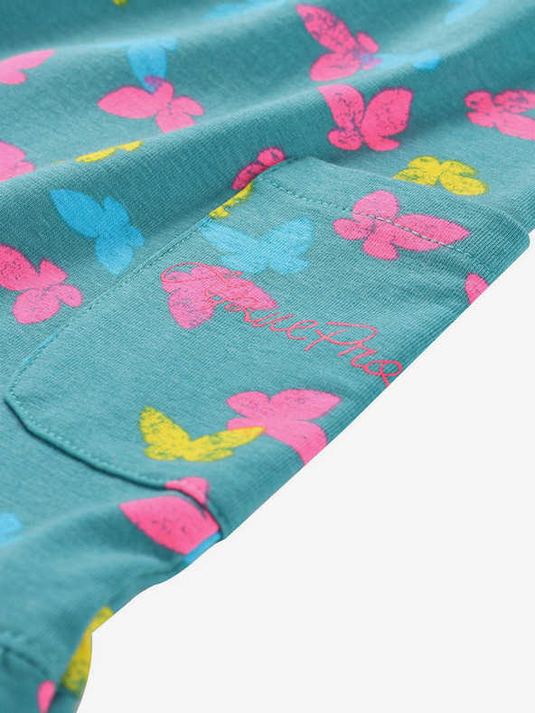 ALPINE PRO Dječja haljina ALPINE PRO DARESO zelena