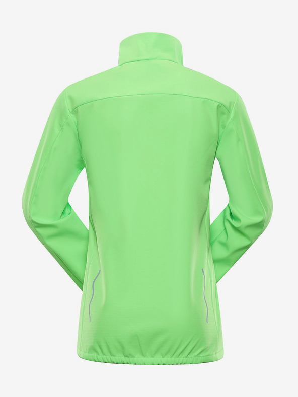 ALPINE PRO Dječja softshell jakna s membranom ALPINE PRO MULTO zelena