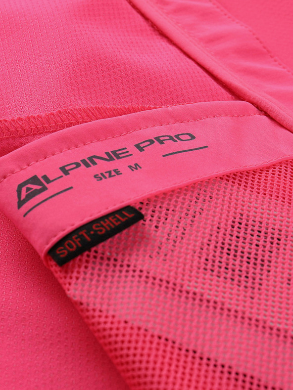 ALPINE PRO Ženska softshell jakna s membranom ALPINE PRO MULTA roza