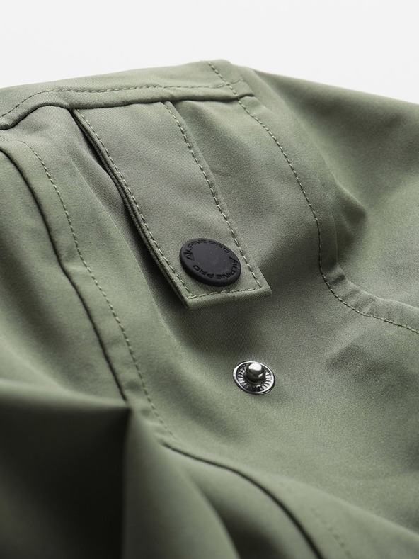 ALPINE PRO Muški vodootporni kaput s ptx membranom ALPINE PRO PERFET zeleni