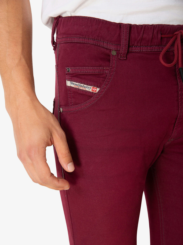 Diesel Diesel Krooley tamnocrvene muške uske traperice