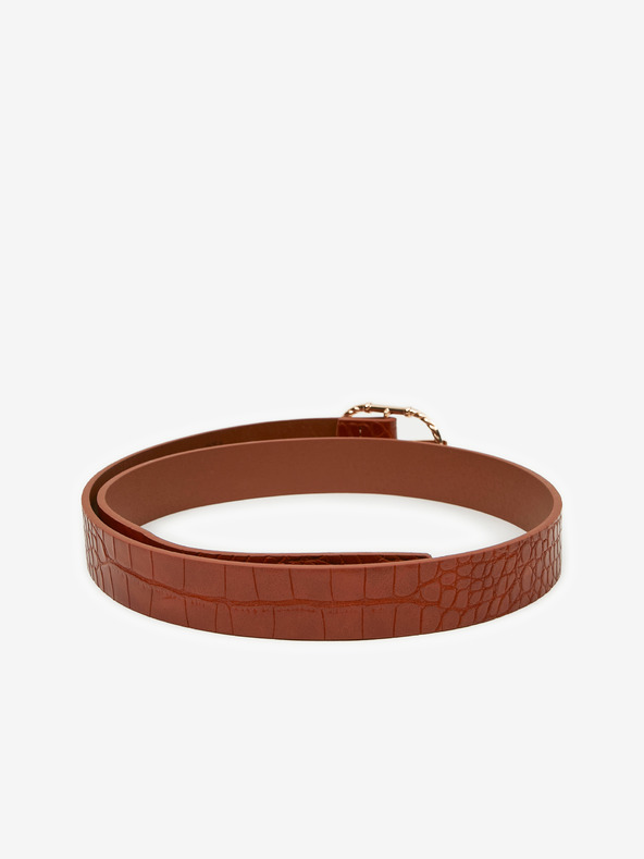 Orsay Smeđi ženski remen s uzorkom krokodilske kože ORSAY