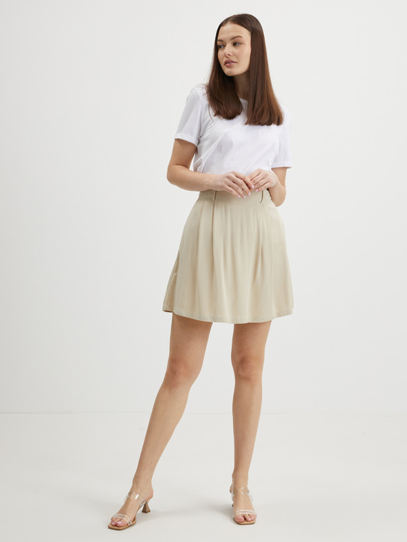 Vila Bež kratka suknja VILA Vero