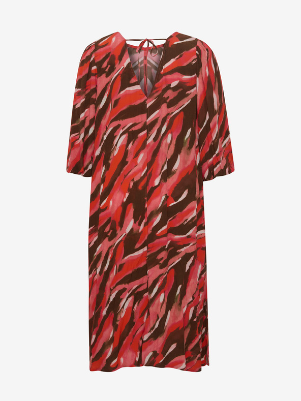 Fransa Smeđe-crvena ženska maxi haljina s uzorkom marke Fransa