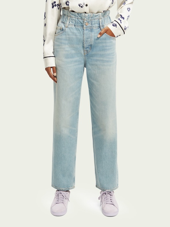 Scotch & Soda Scotch & Soda ženske svijetloplave široke traperice