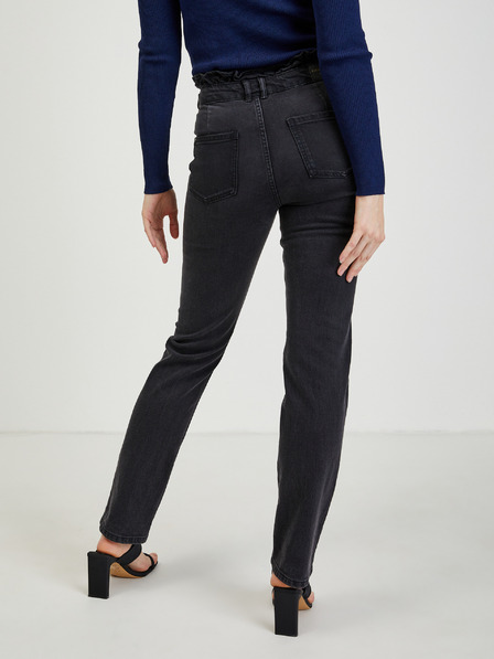 Orsay Crne ženske traperice ravnog kroja ORSAY