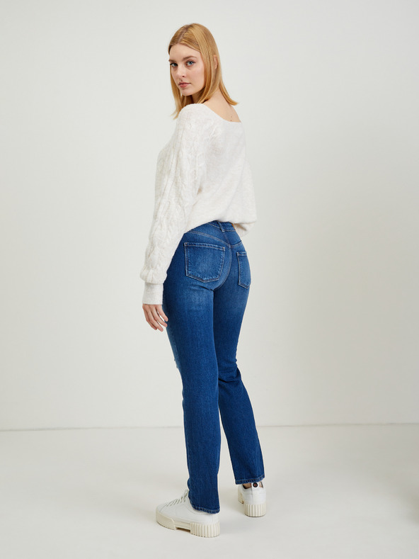 Orsay Tamnoplave ženske traperice ravnog kroja ORSAY