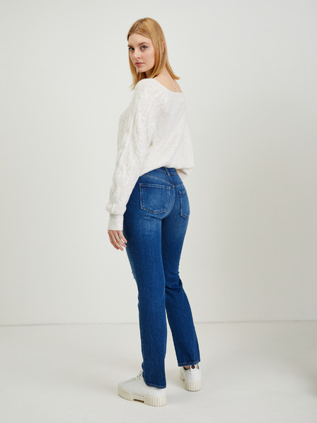 Orsay Tamnoplave ženske traperice ravnog kroja ORSAY