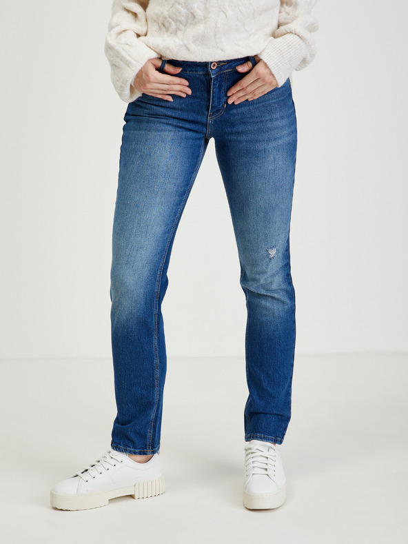 Orsay Tamnoplave ženske traperice ravnog kroja ORSAY