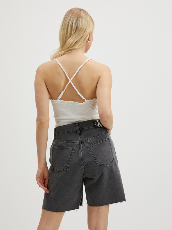 Pieces Bijeli ženski bodi Pieces Leaf